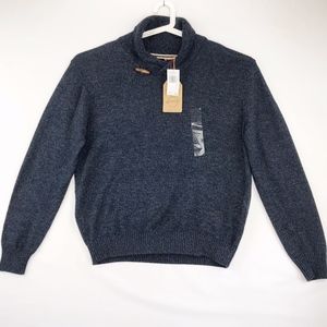 Weatherproof Vintage Mens Shawl Collar Sweater